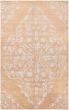 Casual  Transitional Green Area rug 5x8 Indian Hand-knotted 307629