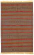 Bohemian  Tribal Green Area rug 6x9 Turkish Flat-weave 332724