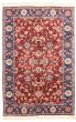 Bordered  Traditional Red Area rug 5x8 Chinese Hand-knotted 335200