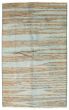 Casual  Transitional Blue Area rug 5x8 Pakistani Hand-knotted 337858