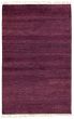 Gabbeh  Tribal Purple Area rug 3x5 Pakistani Hand-knotted 339751