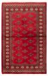 Bordered  Tribal Red Area rug 3x5 Pakistani Hand-knotted 359378