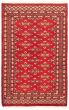 Bordered  Traditional Red Area rug 3x5 Pakistani Hand-knotted 360036