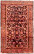 Bordered  Traditional Blue Area rug 6x9 Persian Hand-knotted 364924