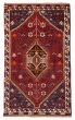 Bordered  Traditional Red Area rug 3x5 Persian Hand-knotted 372965