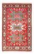 Bordered  Geometric Red Area rug 3x5 Persian Hand-knotted 382402