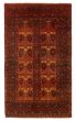 Traditional  Tribal Brown Area rug 3x5 Afghan Hand-knotted 392291