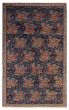 Floral  Tribal Blue Area rug 5x8 Turkish Hand-knotted 393819