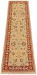 Bordered  Traditional Ivory Runner rug 10-ft-runner Pakistani Hand-knotted 301432