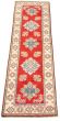 Bordered  Tribal Red Runner rug 9-ft-runner Afghan Hand-knotted 329522