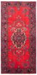 Bordered  Tribal Red Area rug Unique Turkish Hand-knotted 334274
