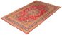 Persian Mashad 6'5" x 9'10" Hand-knotted Wool Red Rug