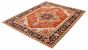 Indian Serapi Heritage 7'10" x 9'10" Hand-knotted Wool Rug 