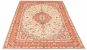 Persian Yazd 6'7" x 9'5" Hand-knotted Wool Rug 