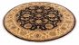 Indian Sultanabad 9'10" x 9'10" Hand-knotted Wool Rug 