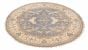 Indian Royal Oushak 5'11" x 5'11" Hand-knotted Wool Rug 