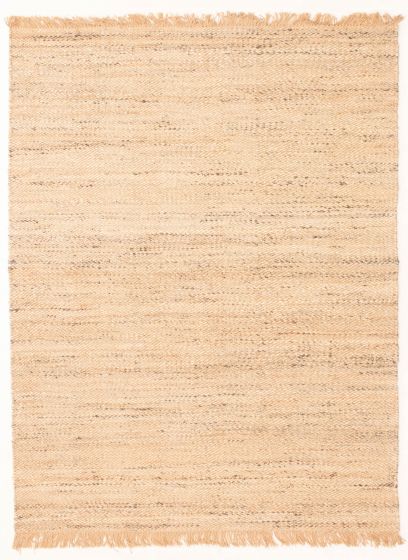 Flat-weaves & Kilims  Tribal Brown Area rug 4x6 Indian Flat-weave 348473