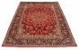 Bordered  Traditional Red Area rug 8x10 Persian Hand-knotted 322967