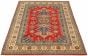 Bordered  Traditional Red Area rug 5x8 Afghan Hand-knotted 326911