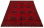 Bordered  Tribal Red Area rug 6x9 Afghan Hand-knotted 327852