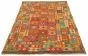 Bordered  Geometric Multi Area rug 6x9 Turkish Flat-weave 329308