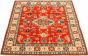 Afghan Finest Ghazni 4'10" x 6'5" Hand-knotted Wool Rug 