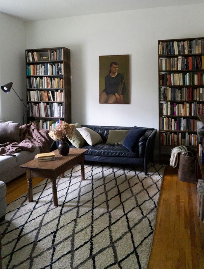 ECARPETGALLERY Moroccan Rug in hipster living room